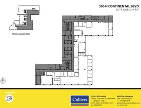 300 Continental Blvd, El Segundo, CA à louer Plan d’étage– Image 1 sur 1