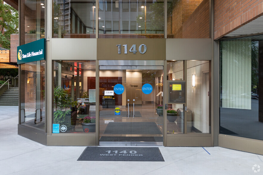 1140 W Pender St, Vancouver, BC à louer - Photo de l’immeuble – Image 1 sur 4