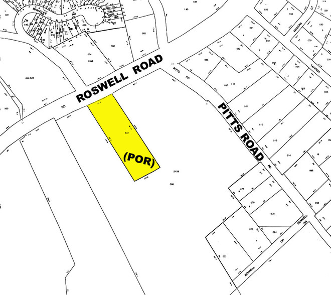 8097 Roswell Rd, Atlanta, GA à louer - Plan cadastral – Image 3 sur 7