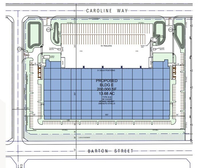 16301 Caroline Way, March Air Reserve Base, CA à louer - Plan de site – Image 2 sur 7