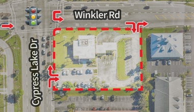8681 Cypress Lake Dr, Fort Myers, FL - VUE AÉRIENNE vue de carte