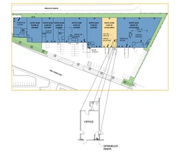 3571-3599 NW Yeon Ave, Portland, OR à louer Plan de site– Image 2 sur 3