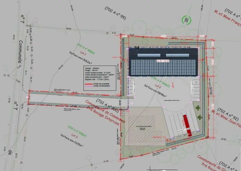 Bureau dans VAL D'ARRY à louer - Plan d’étage – Image 2 sur 3