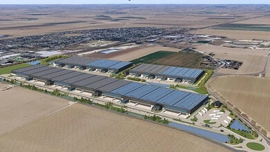 Toury - Vue aérienne  vue de carte