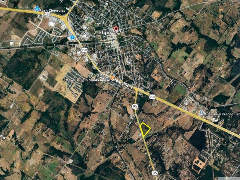 Highway 95 South, Elgin, TX à vendre - Aérien – Image 3 sur 4