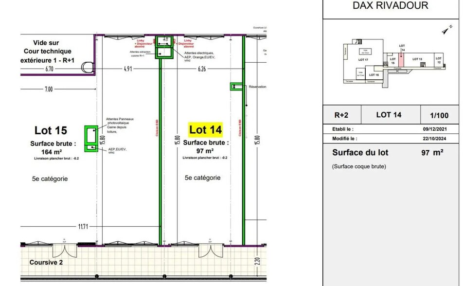 Local d’activités dans Dax à louer - Plan d’étage – Image 2 sur 5
