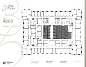 35 W Wacker Dr, Chicago, IL à louer Plan d’étage– Image 1 sur 4