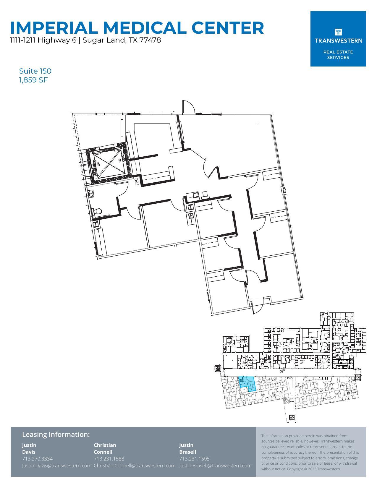 1111-1211 Highway 6, Sugar Land, TX à louer Plan d’étage– Image 1 sur 1