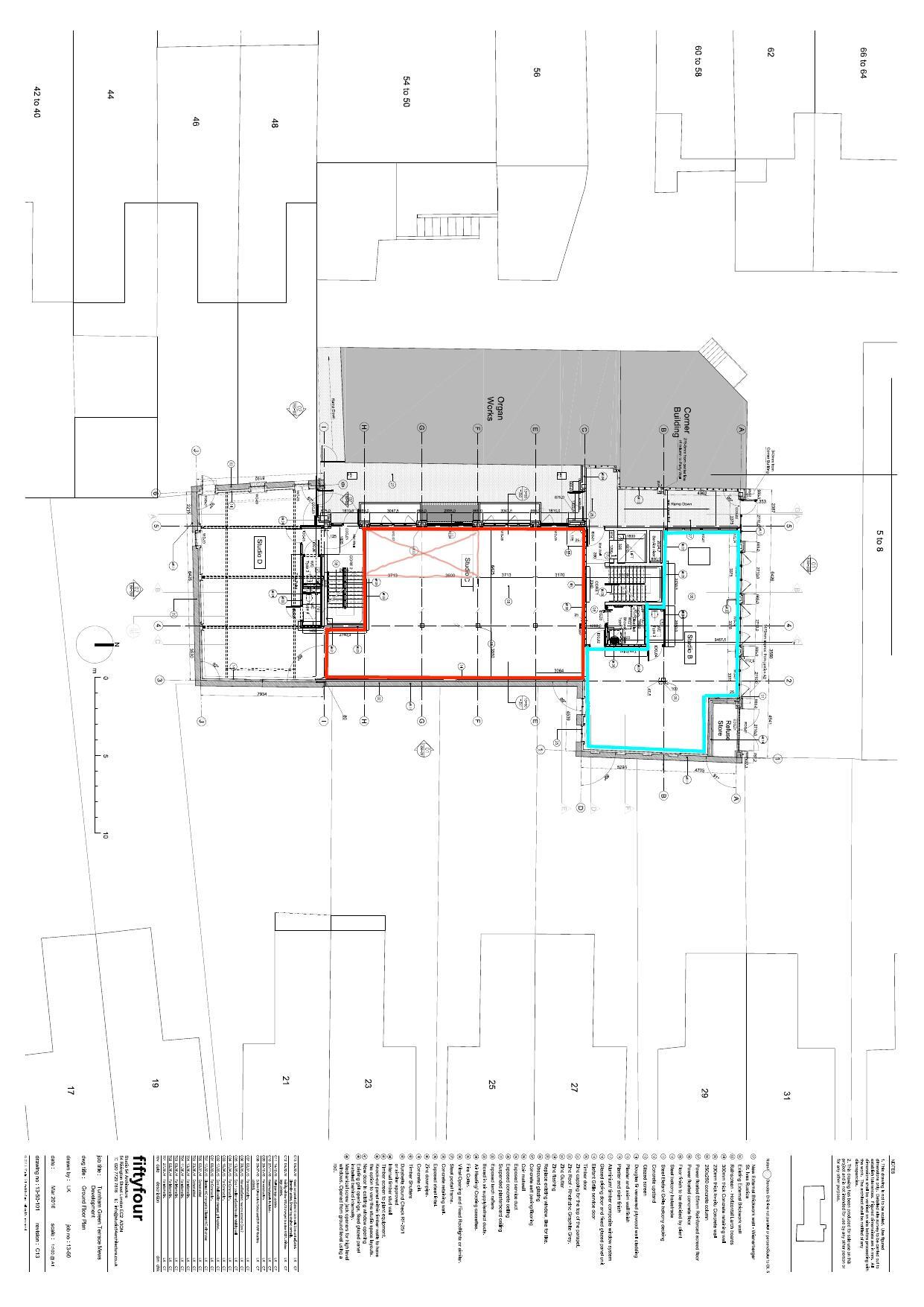 Turnham Green Terrace Mews, Londres à louer Plan d’étage– Image 1 sur 4