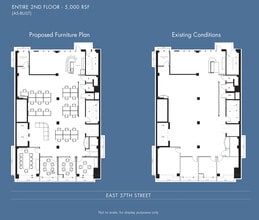 9 E 37th St, New York, NY à louer Plan d’étage– Image 1 sur 9