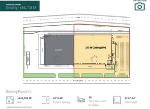 211-213 W Cutting Blvd, Richmond, CA à louer Plan d’étage– Image 1 sur 1