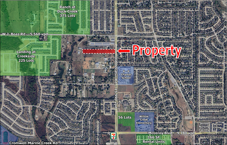 8005 Old Decatur Rd, Fort Worth, TX à vendre Aérien– Image 1 sur 3