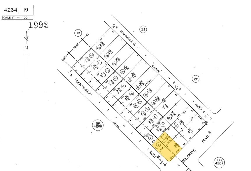 12433 Wilshire Blvd, Los Angeles, CA à louer - Plan cadastral – Image 2 sur 3