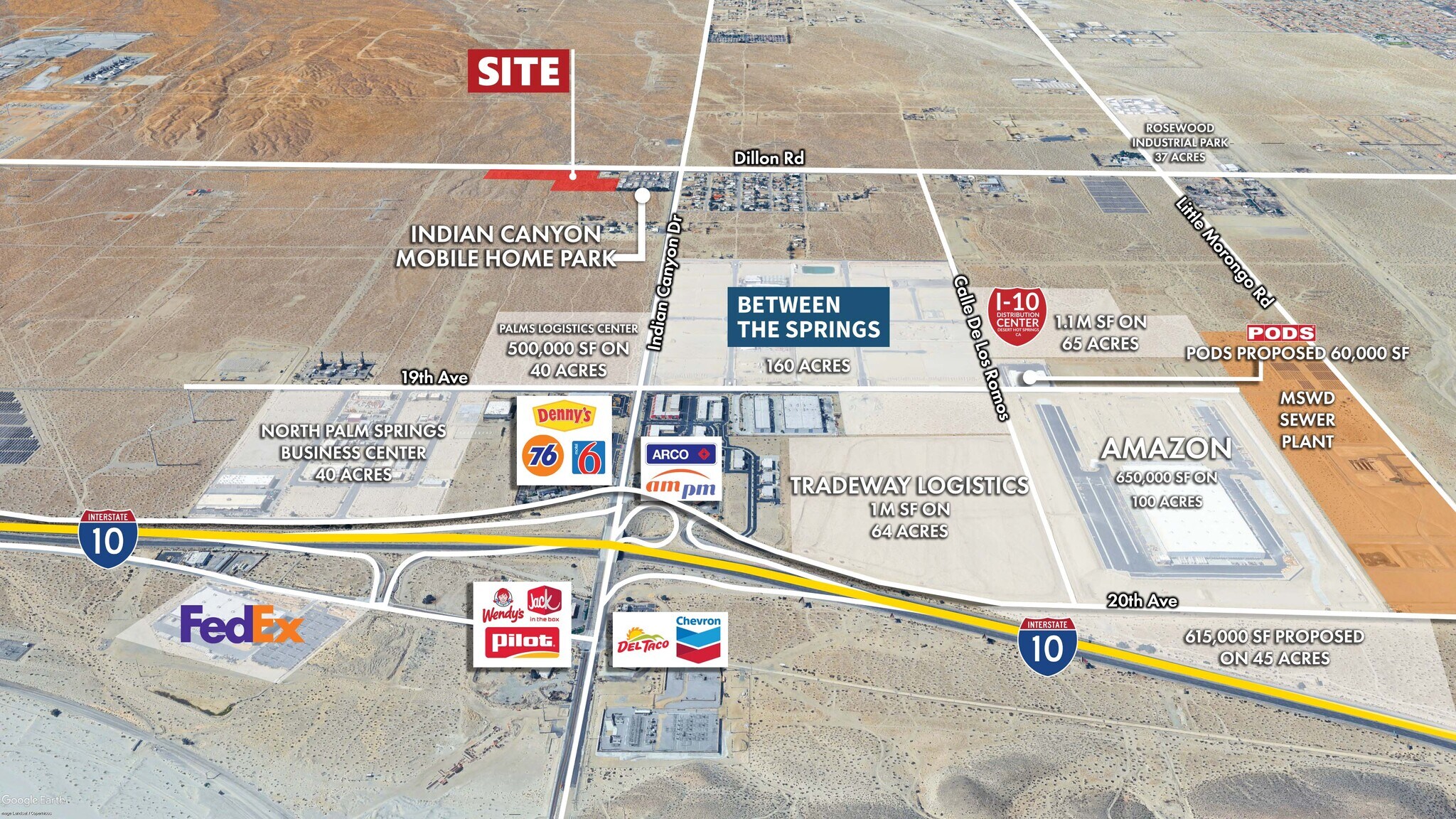 Dillon Rd, West Of Indian Ave Rd, Palm Springs, CA à vendre Photo principale– Image 1 sur 3