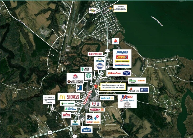 1644 Tappahannock Blvd, Tappahannock, VA à vendre - Photo de l’immeuble – Image 2 sur 2