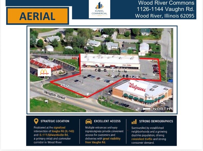1126-1144 Vaughn Rd, Wood River, IL à vendre - Photo de l’immeuble – Image 2 sur 8