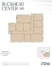 2970 Peachtree Rd NW, Atlanta, GA à louer Plan d’étage– Image 2 sur 2