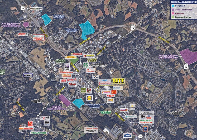 13880 E Independence Blvd, Indian Trail, NC à louer - Photo de l’immeuble – Image 2 sur 3