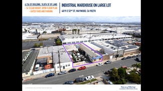 Plus de détails pour 4015-4019 E 52nd St, Maywood, CA - Industriel/Logistique à vendre