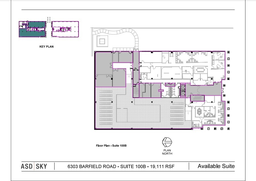6301 Barfield Rd, Atlanta, GA à louer Plan d’étage– Image 1 sur 1