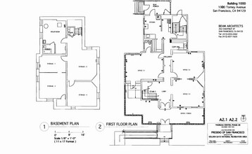 1012-1016 Torney Ave, San Francisco, CA à louer Plan d’étage– Image 2 sur 3