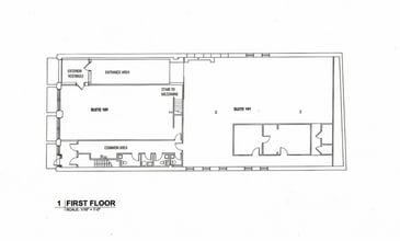5515 Penn Ave, Pittsburgh, PA à louer Plan d’étage– Image 1 sur 2