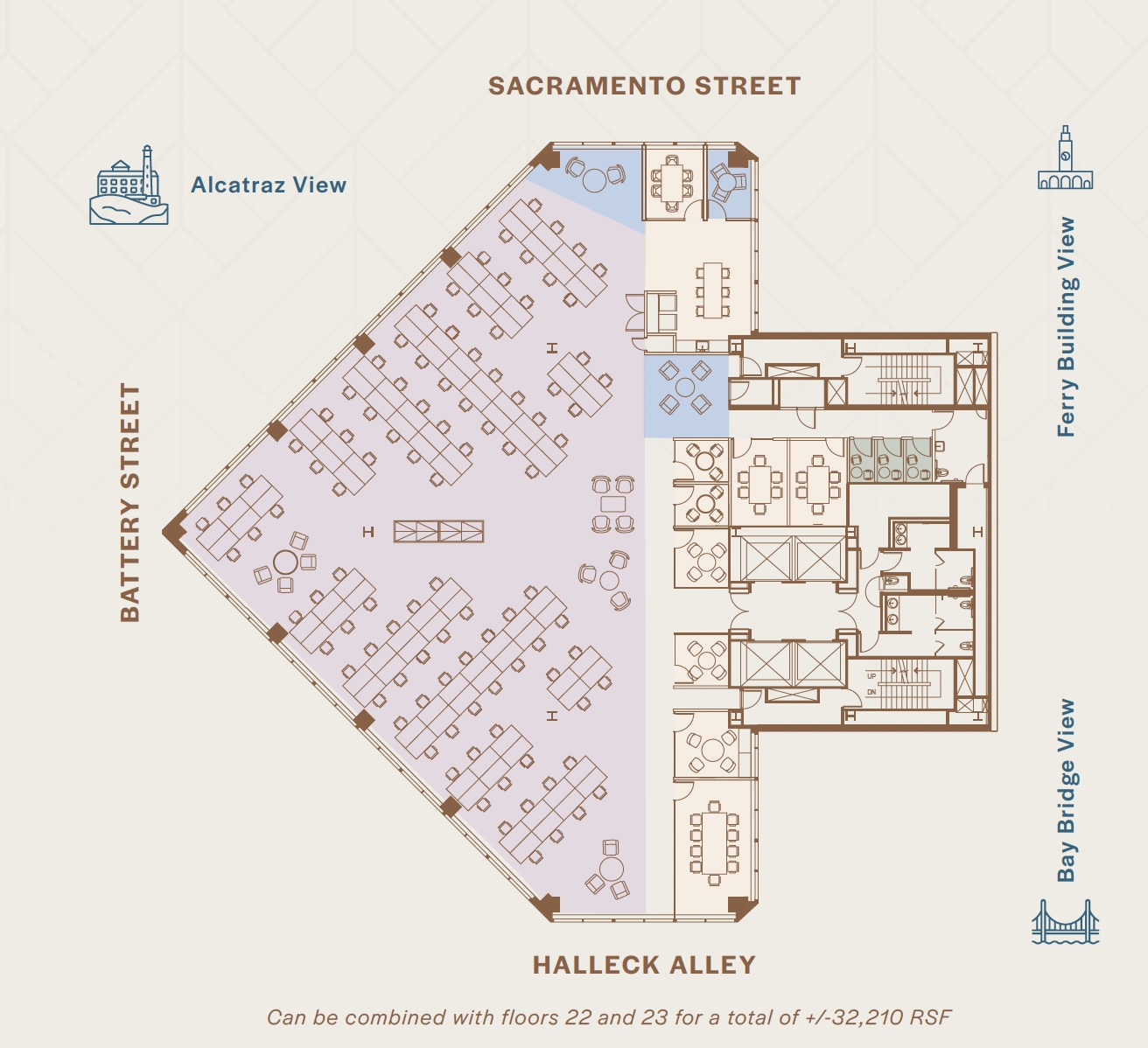 353 Sacramento St, San Francisco, CA à louer Photo intérieure– Image 1 sur 1