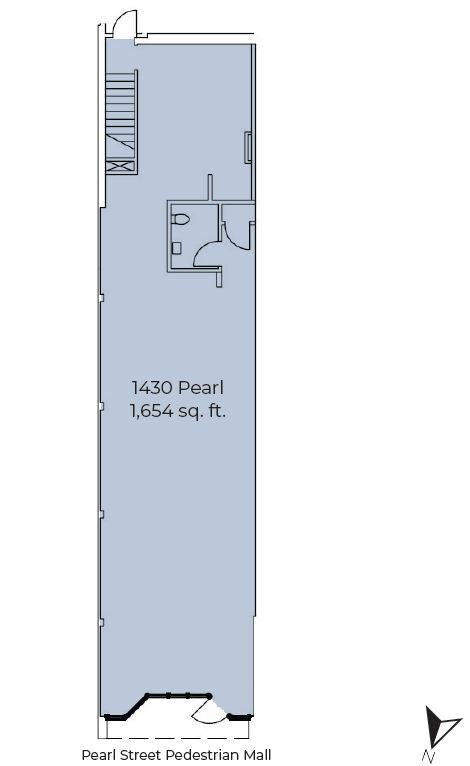 1426 Pearl St, Boulder, CO à louer Plan d’étage– Image 1 sur 3