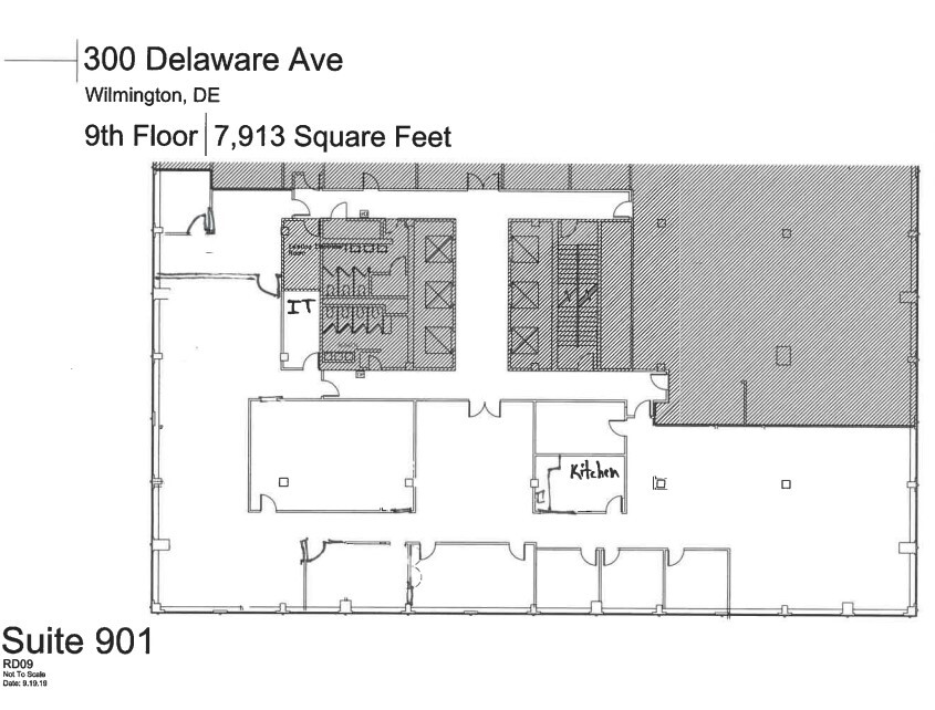 300 Delaware Ave, Wilmington, DE à louer Plan d’étage– Image 1 sur 1