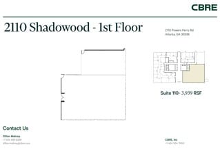 2100 Powers Ferry Rd SE, Atlanta, GA à louer Plan d’étage– Image 1 sur 1