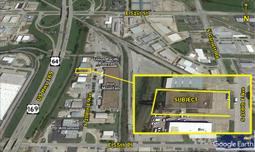 5422 S 108th East Ave E, Tulsa, OK - VUE AÉRIENNE  vue de carte