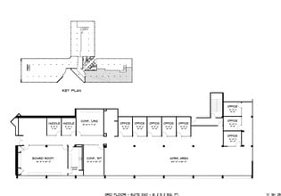 500 College Rd E, Princeton, NJ à louer Plan d’étage– Image 1 sur 1