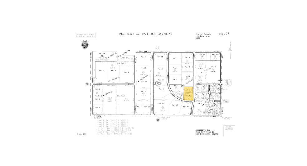 1260 S Dupont Ave, Ontario, CA à vendre - Plan cadastral – Image 2 sur 6