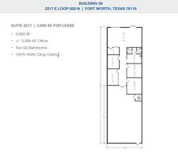 2501-2519 Gravel Dr, Fort Worth, TX à louer Plan d’étage– Image 1 sur 1