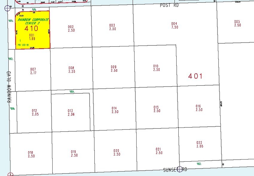 6332 S Rainbow Blvd, Las Vegas, NV à vendre - Plan cadastral – Image 3 sur 22