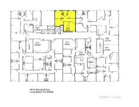 3816 Woodruff Ave, Long Beach, CA à louer Plan de site– Image 1 sur 1