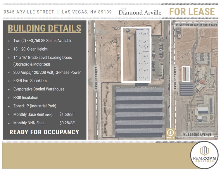9545 Arville St, Las Vegas, NV à louer - Photo de l’immeuble – Image 2 sur 7