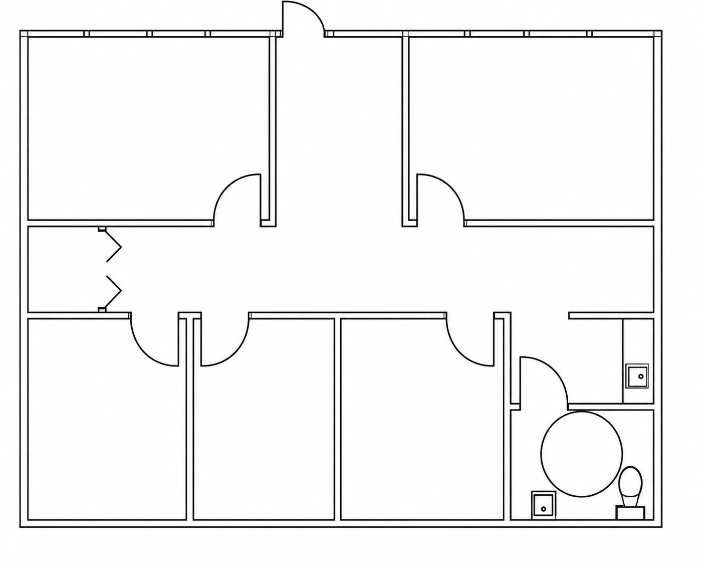 416 Mccullough Dr, Charlotte, NC à louer Plan d’étage– Image 1 sur 1