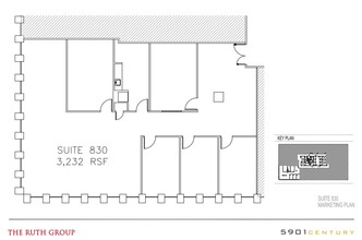 5901 W Century Blvd, Los Angeles, CA à louer Plan d’étage– Image 1 sur 1