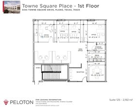 8560 Belleview Dr, Plano, TX à louer Plan d’étage– Image 1 sur 1