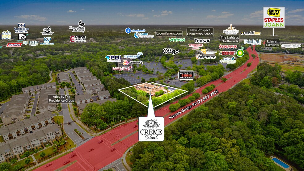 11675 Haynes Bridge Rd, Alpharetta, GA à vendre - Photo de l’immeuble – Image 3 sur 5