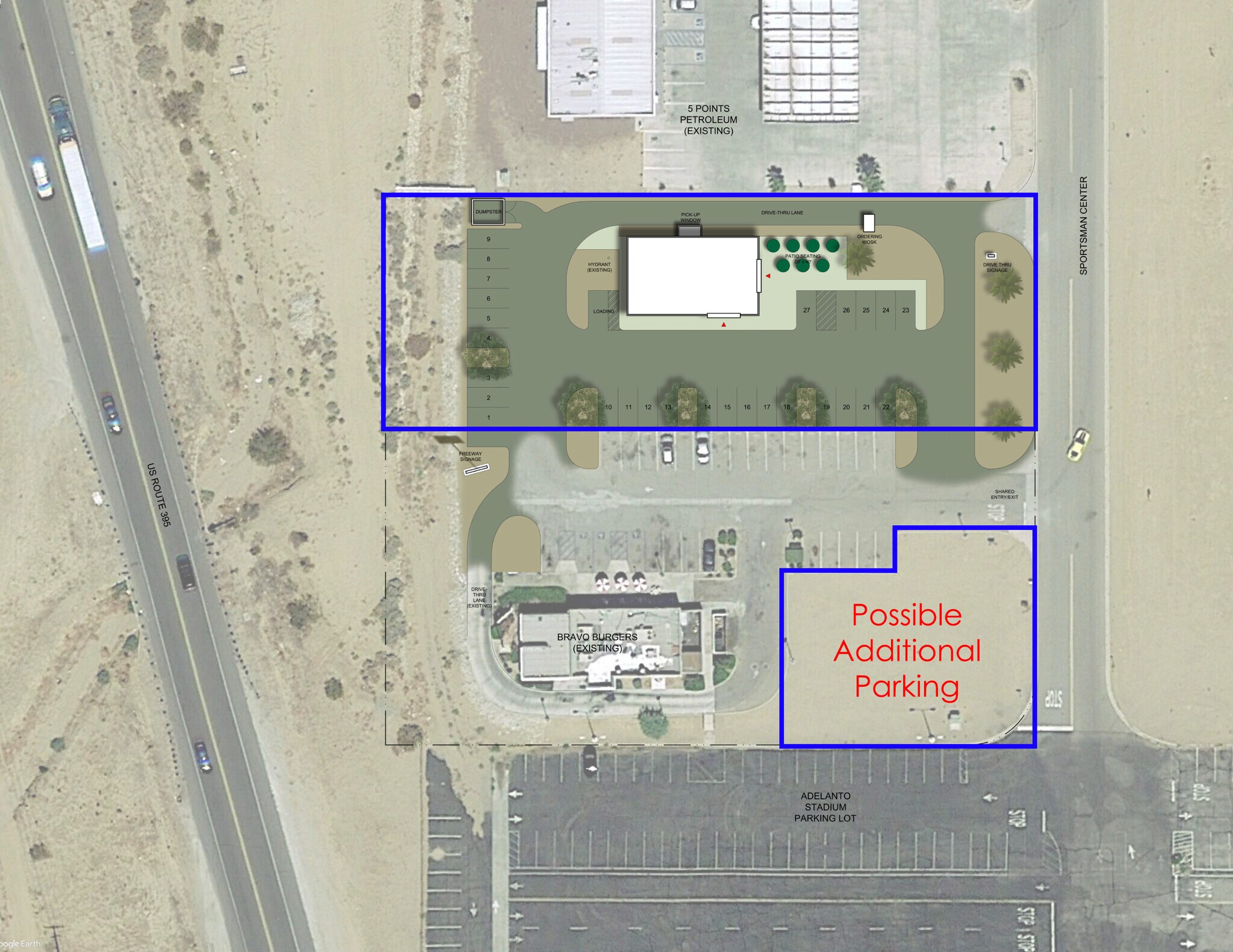 16880 Sportsman Ctr, Adelanto, CA à louer Aérien– Image 1 sur 8