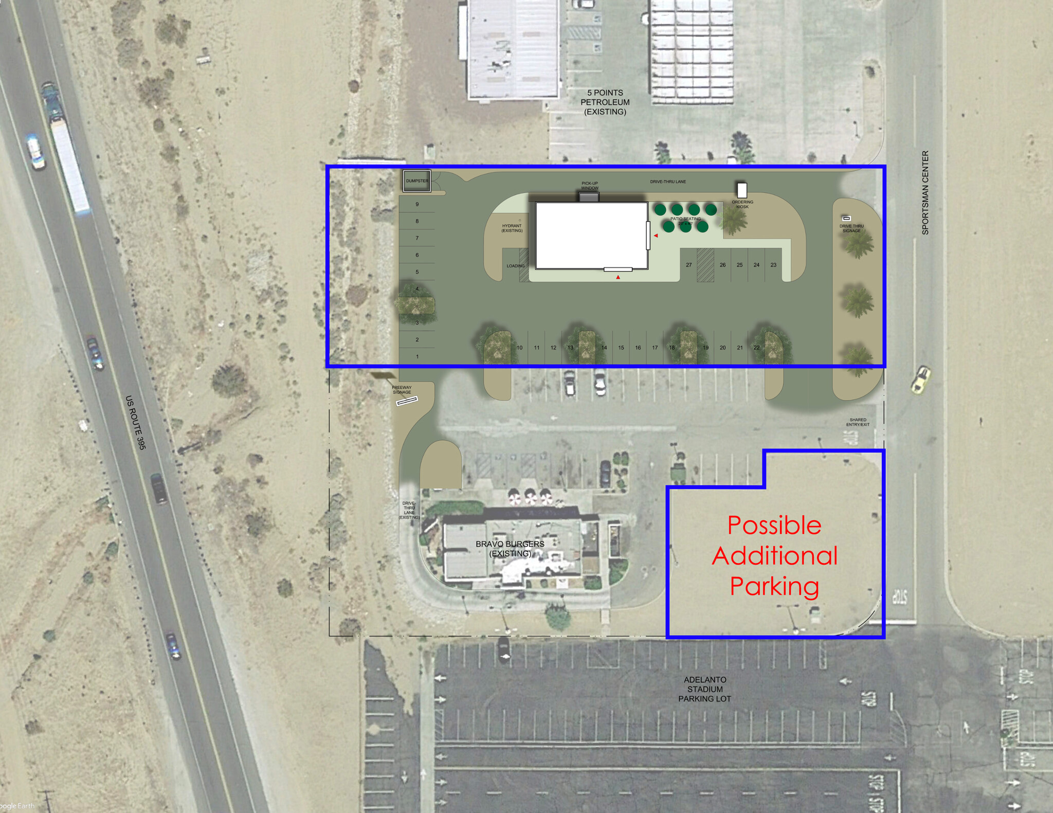 16880 Sportsman Ctr, Adelanto, CA à louer Aérien– Image 1 sur 8