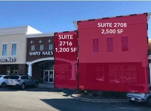 2700-2736 Nc-55 Hwy, Cary, NC à louer Plan de site– Image 1 sur 2