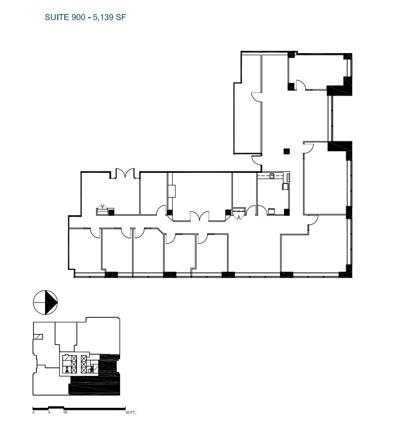 40 University Ave, Toronto, ON à louer Plan d’étage– Image 1 sur 1