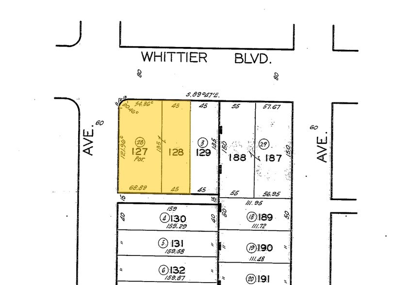 4080-4082 Whittier Blvd, Los Angeles, CA à louer - Plan cadastral – Image 3 sur 45