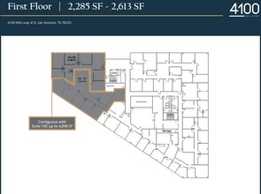 4100 NW Loop 410, San Antonio, TX à louer Plan d’étage– Image 1 sur 1