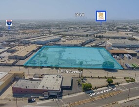 2429 S Malt Ave, Commerce, CA - VUE AÉRIENNE vue de carte