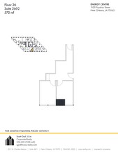 1100 Poydras St, New Orleans, LA à louer Plan de site– Image 1 sur 1