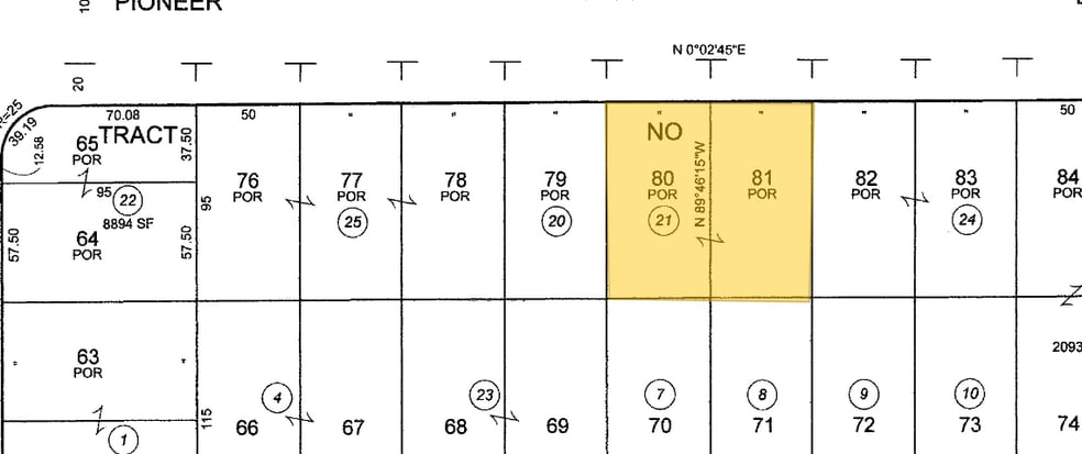 14333-14337 Pioneer Blvd, Norwalk, CA à vendre - Plan cadastral – Image 3 sur 3